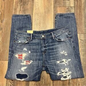 VTG Ralph Lauren Denim & Supply Jeans Ripped Boyfriend NWT